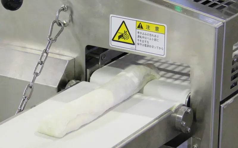 生産モードを使い分け、生地分割作業を効率化